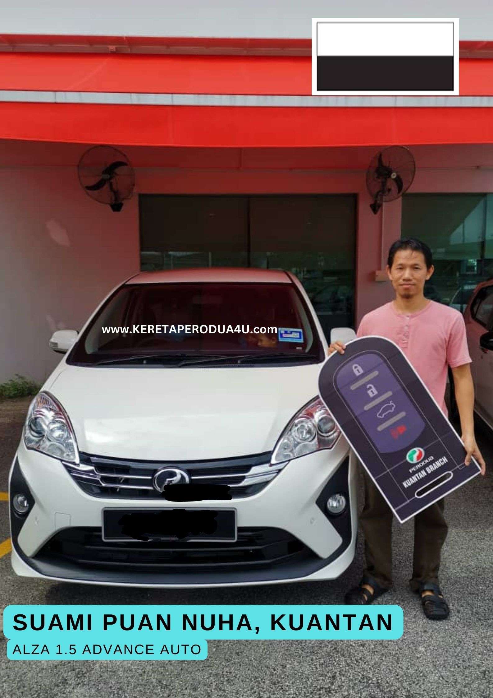 Pelanggan Perodua menerima kereta selepas urusan pembelian