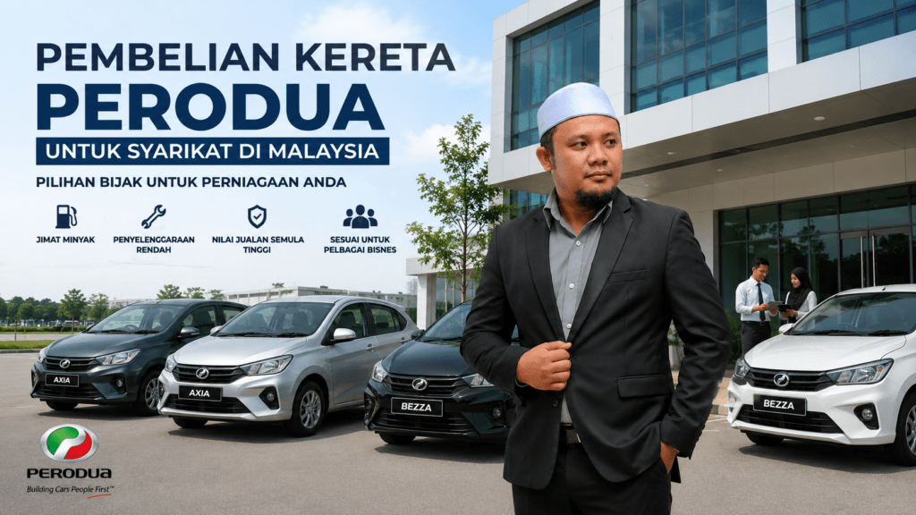 Pembelian kereta Perodua untuk syarikat dan kegunaan business di Malaysia